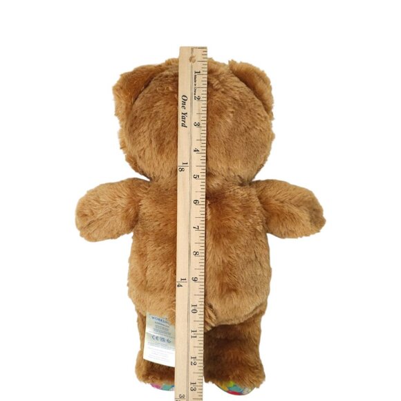 Build A Bear Happy Birthday 15" Plush Balloon Feet Brown Stuffed Animal Toy - Picture 12 of 12